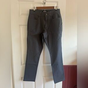 Kirkland Signature Men's Dark Gray Cargo Pants